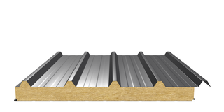 Кровельная сэндвич-панель (минеральная вата) 50 мм х 1000 мм