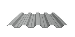 Профлист НС-44 1000/1070 мм х 0,4 мм (оцинкованный)