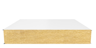 Стеновая сэндвич-панель (минеральная вата) 200 мм х 1000 мм (Гладкая)