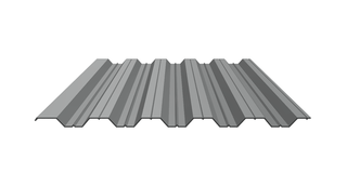 Профлист НС-35 1000/1060 мм х 0,4 мм (оцинкованный)