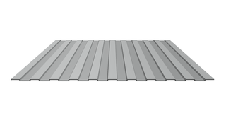 Профлист С-8 1150/1200 мм х 0,7 мм (оцинкованный)